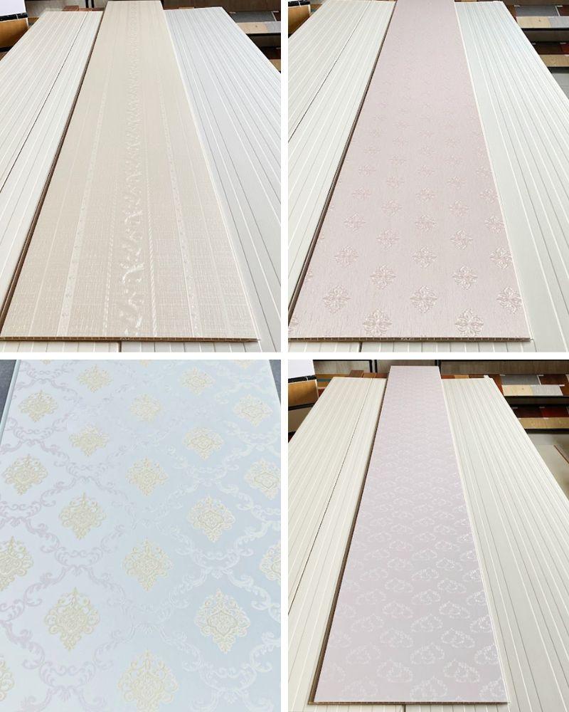 Hình ảnh phòng tắm hiện đại đơn giản với bồn cầu trắng, gạch ốp tường vân đá